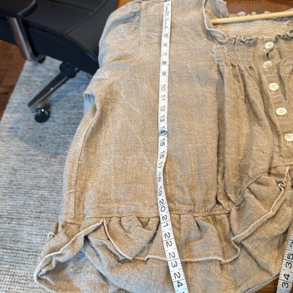 Magnolia Pearl Khaki Long Sleeved Button Front Jacket - Picture 12 of 14